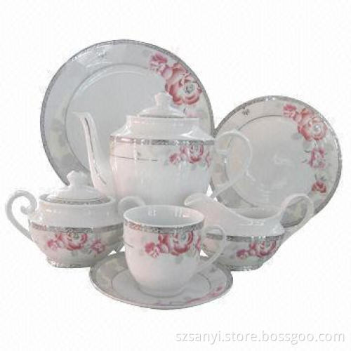 Fine Porcelain Coffee Set with Fashionable Style